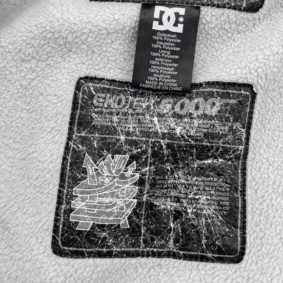 DC Shoes Exotek 5000 Jacket Women Fits Size Large L White All Over Print - Picture 7 of 16